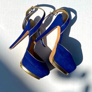 Royal Blue Heels